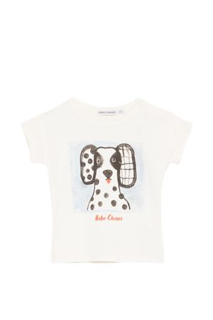 t-shirt in cotone bianco BOBO CHOSES KIDS | B126AB012.
